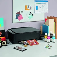 HP Ink Tank 419 WiFi Colour Printer, Scanner and Copier for Home/Office, High Capacity Tank