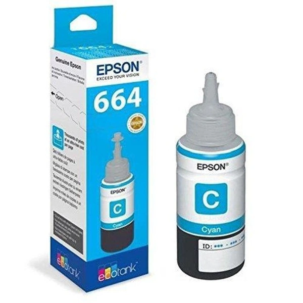 EPSION Epson 664 Cyan Ink Bottle - 70 ML