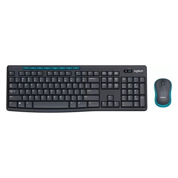 Logitech MK275 Wireless Keyboard and Mouse Combo Long Battery Life, Reliable Connectivity