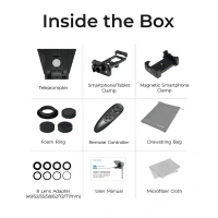 Digitek® Digitek (DTP-008) 8” Digitek Teleprompter for Smartphone & DSLR Supports w/Remote Control, APP Compatible with iOS & Android System for Video Creator