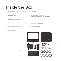 Digitek® Digitek (DTP-010) 10” Teleprompter for Smartphone & DSLR | Remote Control, iOS & Android App Compatible | Ideal for Video Creators