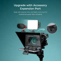 Digitek® Digitek (DTP-008) 8” Digitek Teleprompter for Smartphone & DSLR Supports w/Remote Control, APP Compatible with iOS & Android System for Video Creator