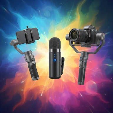 Wireless Mic & Gimbles