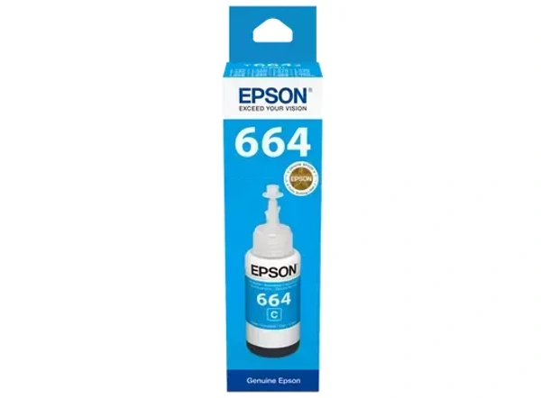 EPSION Epson 664 Cyan Ink Bottle - 70 ML