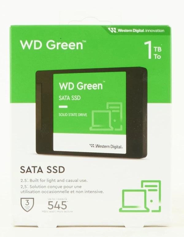 Western Digital  WD WD 1TB Green SSD – High-Speed Internal Solid State Drive for PC & Laptop | Fast Boot & Data Transfer