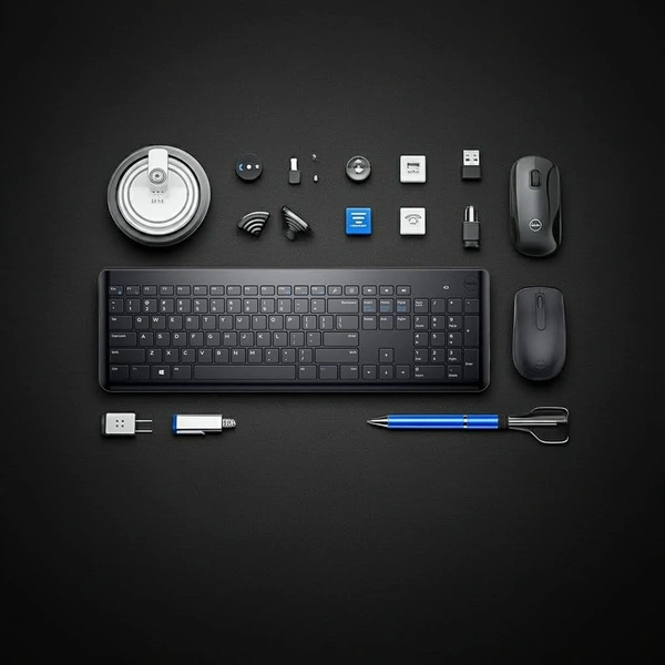 Dell KM117 Wireless Keyboard and Mouse - Buy Online at Best Price