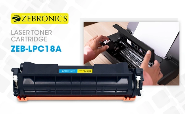 ZEBRONICS ZEB-LPC18A Printer Cartridge (Black)