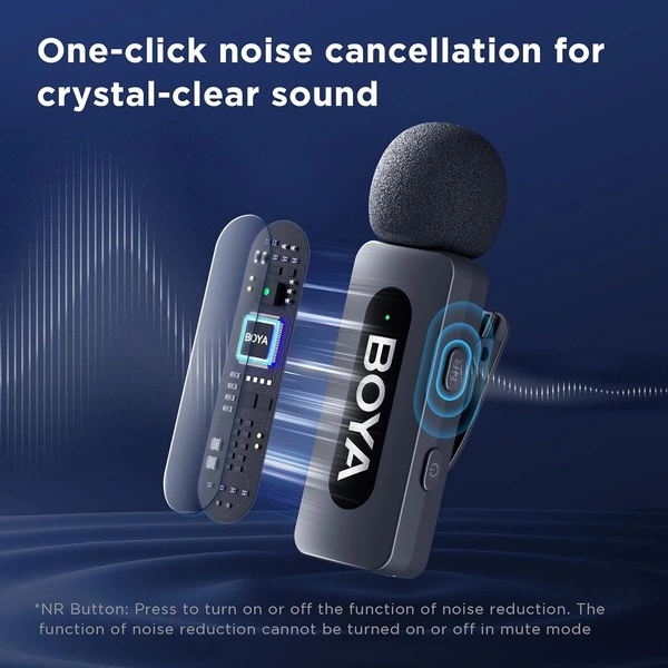 BOYA Boya BY-V20 2.4GHz Omnidirectional Wireless Microphone | High-Quality Audio Recording | JustLook Online Store