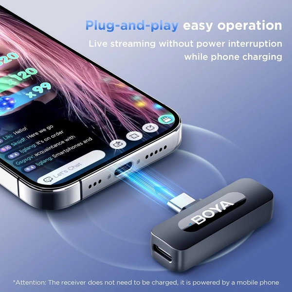 BOYA Boya BY-V20 2.4GHz Omnidirectional Wireless Microphone | High-Quality Audio Recording | JustLook Online Store