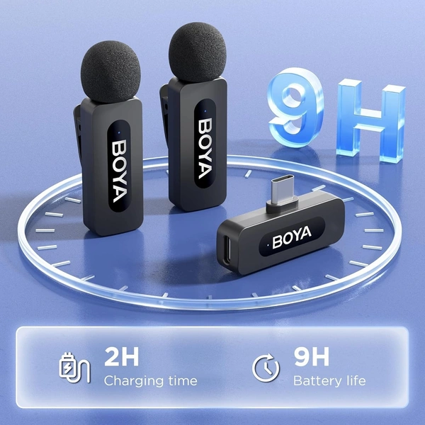 BOYA Boya BY-V20 2.4GHz Omnidirectional Wireless Microphone | High-Quality Audio Recording | JustLook Online Store