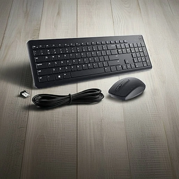 DELL Dell KM3322W Wireless Keyboard and Mouse Combo – Stylish, Long-Range, Reliable for PC & Laptop