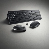 DELL Dell KM3322W Wireless Keyboard and Mouse Combo – Stylish, Long-Range, Reliable for PC & Laptop