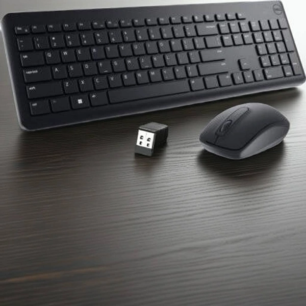 DELL Dell KM3322W Wireless Keyboard and Mouse Combo – Stylish, Long-Range, Reliable for PC & Laptop