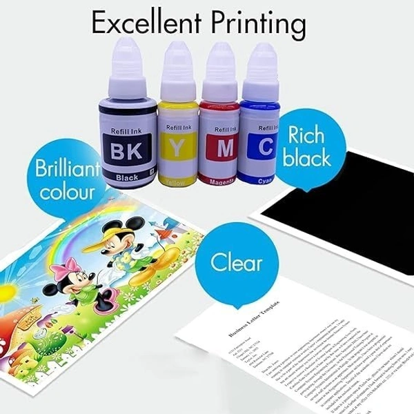 CANON Canon GI-790 Ink Bottles Pack (Black, Cyan, Magenta, Yellow)
