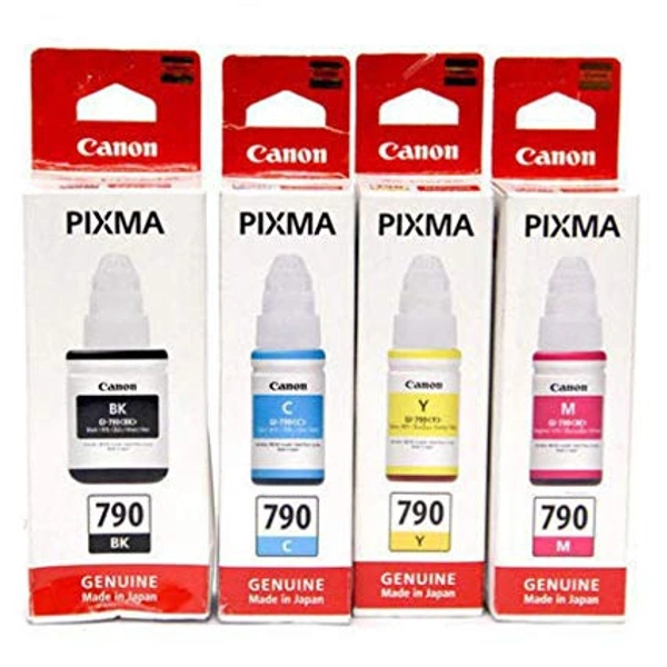 CANON Canon GI-790 Ink Bottles Pack (Black, Cyan, Magenta, Yellow)