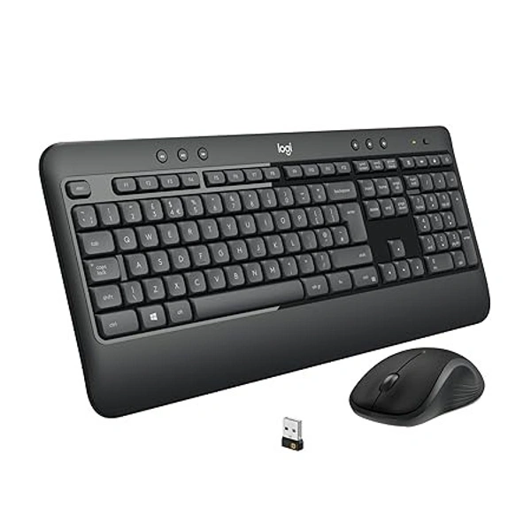 Logitech MK540 Advanced Wireless Keyboard & Mouse Combo – Ergonomic, Multi-Device & Long Battery Life