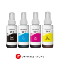Epson  664 Color Combo Ink Bottle Black, Cyan, Magenta,Yellow 70 Ml Pack