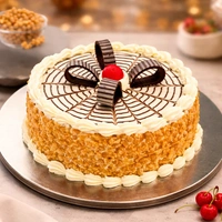 Butter Scotch Crunchy Cake