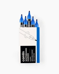 camlin white board marker with extra replacement tip free pack of 10 -blue | Royal Stationers Best Quality Guarantee