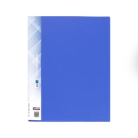 Spring Cobra Punchless Clip File | Durable Plastic Document File Folder | File for FC Size Documents | File Folder Organizer | Royal Stationers Best Quality Guarantee - Blue