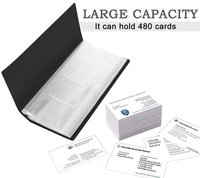 Business Card Holder 240 Pocket Debit/Credit/Visiting/Business Name Id Card Holder Organizer File for office and many purposes (240) | Royal Stationers Best Quality Guarantee