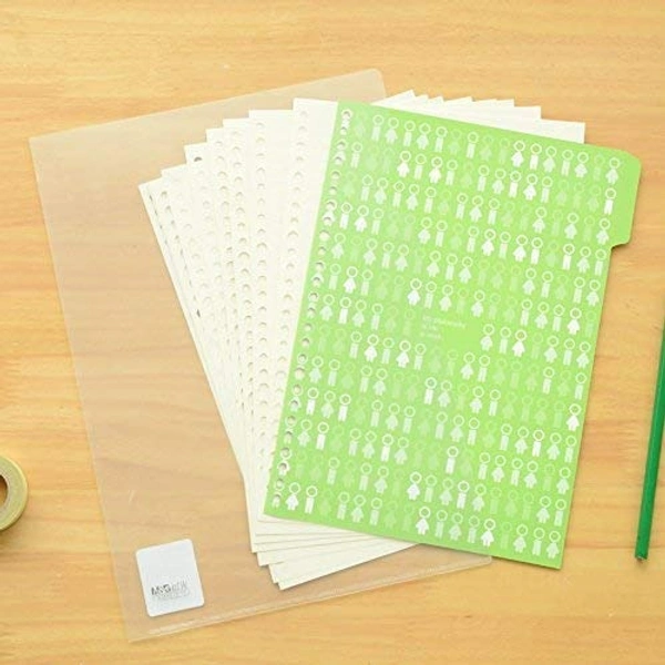 L-Type Plastic Folder Safe Project Document Folder A4 Plastic Paper Jacket Sleeves Project Folders | Royal Stationers Best Quality Guarantee