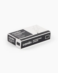 camlin white board marker with extra replacement tip free pack of 10-BLACK | Royal Stationers Best Quality Guarantee