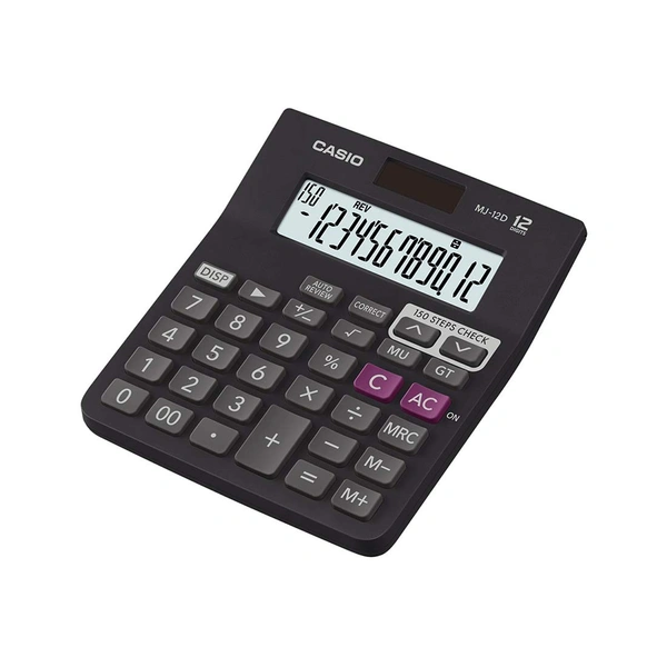 Casio MJ-12D 150 Steps Check and Correct Desktop Calculator | Royal Stationers Best Quality Guarantee