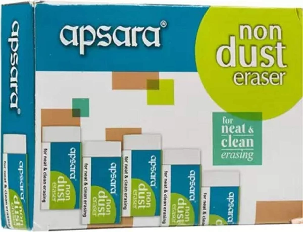 Apsara DWS Non-Toxic Eraser (White) | Royal Stationers Best Quality Guarantee