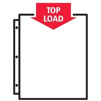 Sheet Protectors - A3 Size (Double of A4) - 200 Micron Thick - 11 Holes to fit in Any File - Pack of 50 | Royal Stationers Best Quality Guarantee