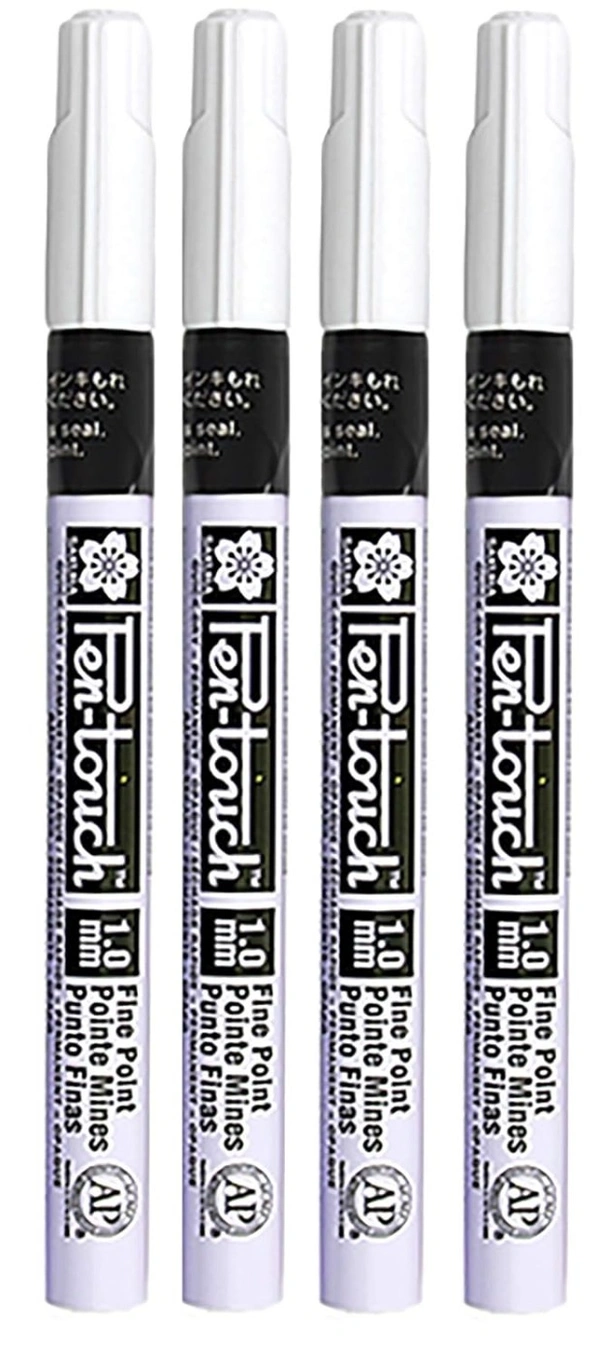 Sakura Pen-Touch Permant Paint Marker fine point 1.0mm Black color | Royal Stationers Best Quality Guarantee