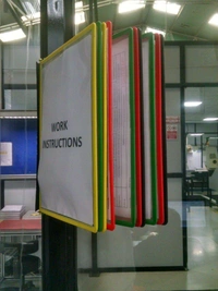 info Plastic Wall Unit Hanging Display Pocket Documents Certifica te Storage File Folder with 5 Folders for Home and Office, A4 Size, Multicolour | Royal Stationers Best Quality Guarantee