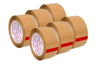 Brown Tape (Transparent Pack of 6) | Royal Stationers Best Quality Guarantee