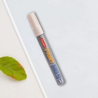Luxor white Paint Marker With Extra Tip Free Pak Of-10 | Royal Stationers Best Quality Guarantee