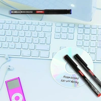 Luxor Cd/Dvd/Ohp Marker- Blue - Box Of 10 | Royal Stationers Best Quality Guarantee