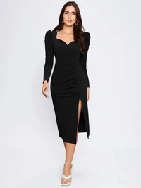 Stylish Fancy Designer Polyester Dresses For Women - XL