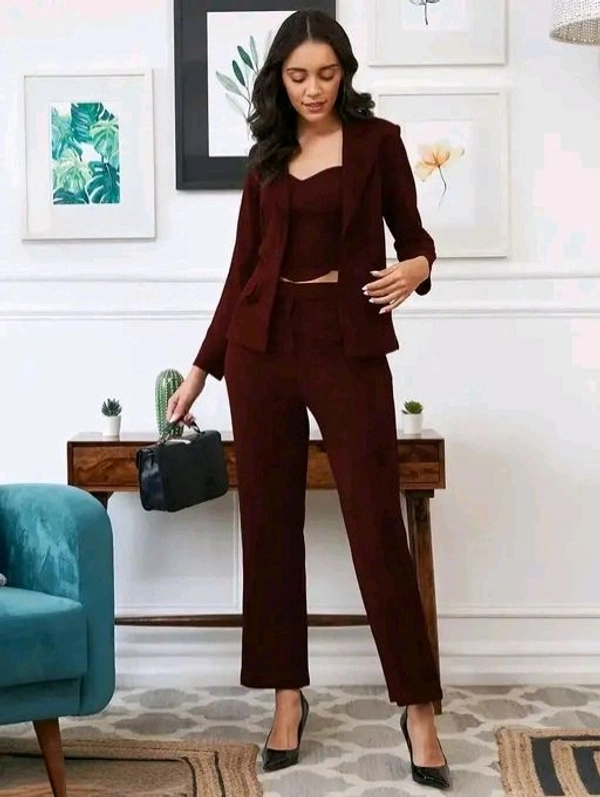 Women Latest 3 Piece Suit Lycra Trending 