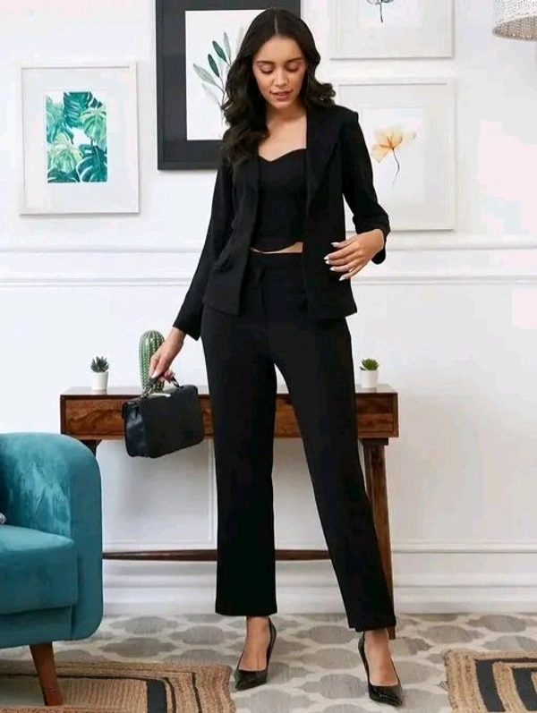 Women Latest 3 Piece Suit Lycra Trending 