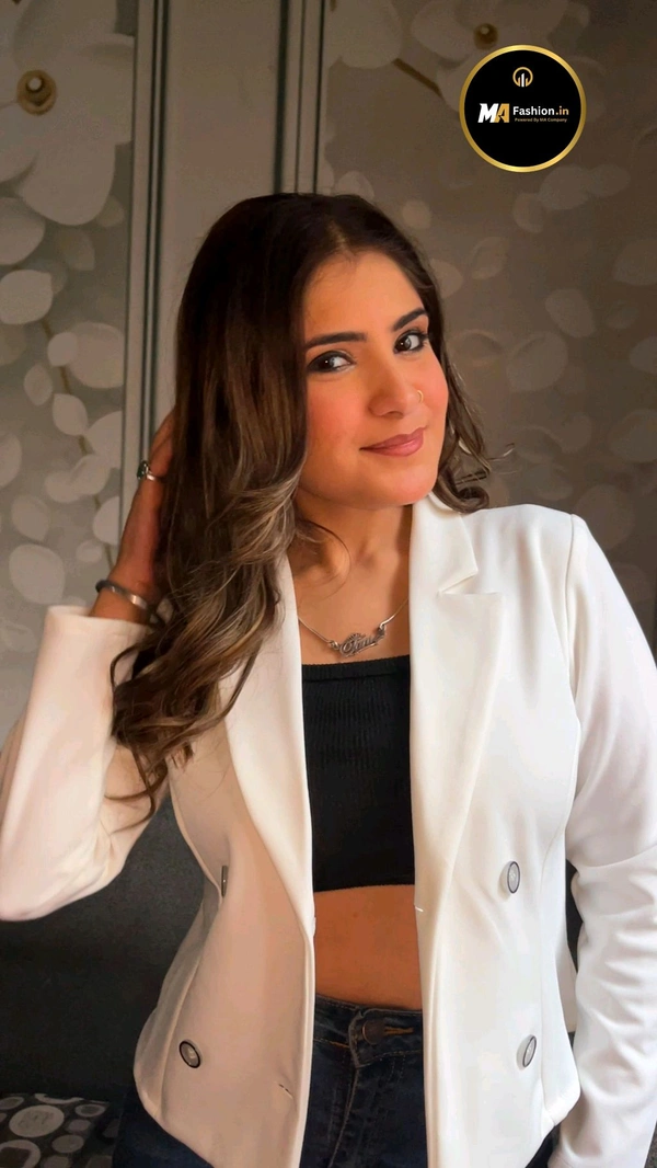 Women Slim Fit blazer Premium Quality For Party And Casual Look Both - L