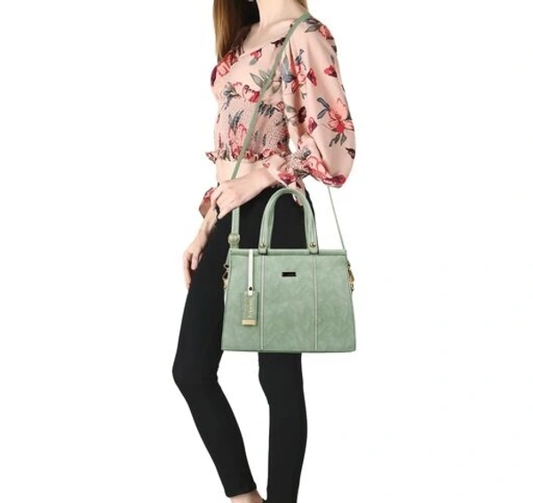 EVEDA Synthetic Vegan Leather Classic Hand Bag 2.0