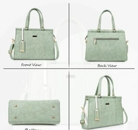 EVEDA Synthetic Vegan Leather Classic Hand Bag 2.0