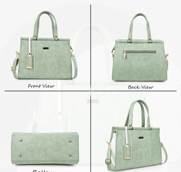 EVEDA Synthetic Vegan Leather Classic Hand Bag 2.0