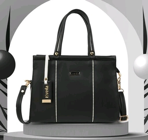 EVEDA Synthetic Vegan Leather Classic Hand Bag 6.0
