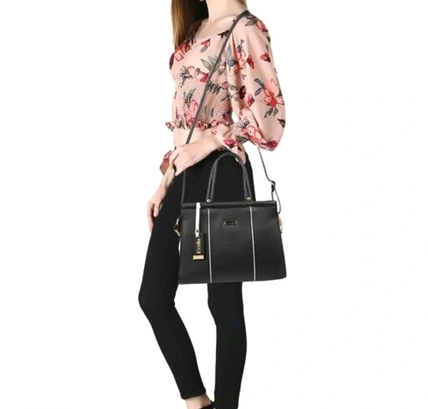 EVEDA Synthetic Vegan Leather Classic Hand Bag 6.0