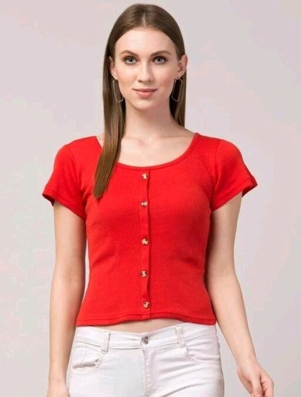 Stylish Front button Top 3 - L