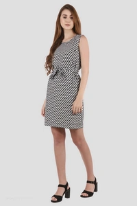 Trendy Printed Dress - L