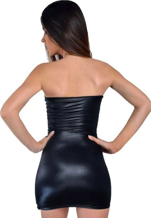 Western Black Dress for Women And Tube Party Wear One Piece04 - S