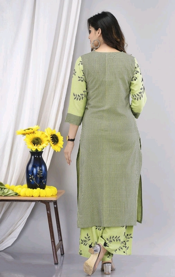 Women Rayon Attractive Kurta with Dupatta set2 - L