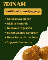ROUND JAGGERY - BROWN, NORMAL COVER, 1KG