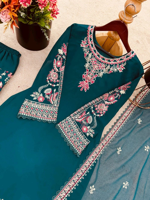 Mehendi Function Special Punjabi Dhoti Suit - L